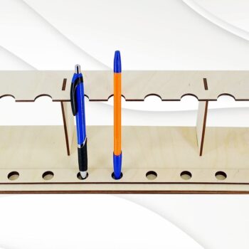 Intra απο ξύλο plywood 3mm-4mm πάχος – Σταθείτε για 10 στυλό. Διανυσματικά αρχεία κοπής με λέιζερ Δίασταση  20x20 cm INTRAFABR-82782332 - Image 5