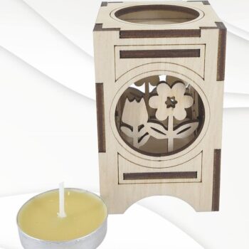 Intra απο ξύλο plywood 3mm-4mm πάχος – Βάση βάσης για αρχεία κεριού, κοπής με λέιζερ Δίασταση  20x20 cm INTRAFABR-113500813 - Image 5