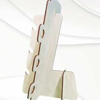 Intra απο ξύλο plywood 3mm-4mm πάχος – Βάση βάσης για ποτήρια, λίμα κοπής με λέιζερ Δίασταση  20x20 cm INTRAFABR-98286801 - Image 4