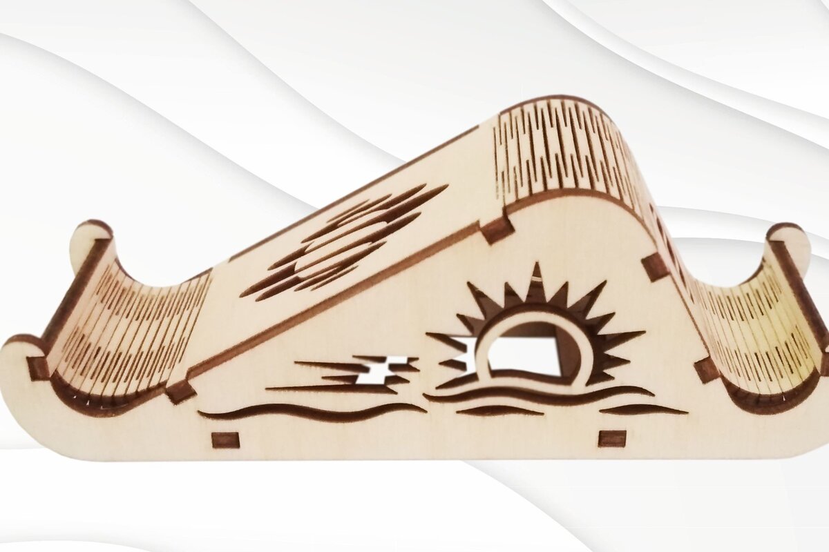 Intra απο ξύλο plywood 3mm-4mm πάχος – Βάση βάσης για τηλέφωνο, Σχεδιασμός Δίασταση  20x20 cm INTRAFABR-37403927