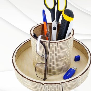 Intra απο ξύλο plywood 3mm-4mm πάχος – Στρογγυλή βάση στήριξης Δίασταση  20x20 cm INTRAFABR-30428654 - Image 1