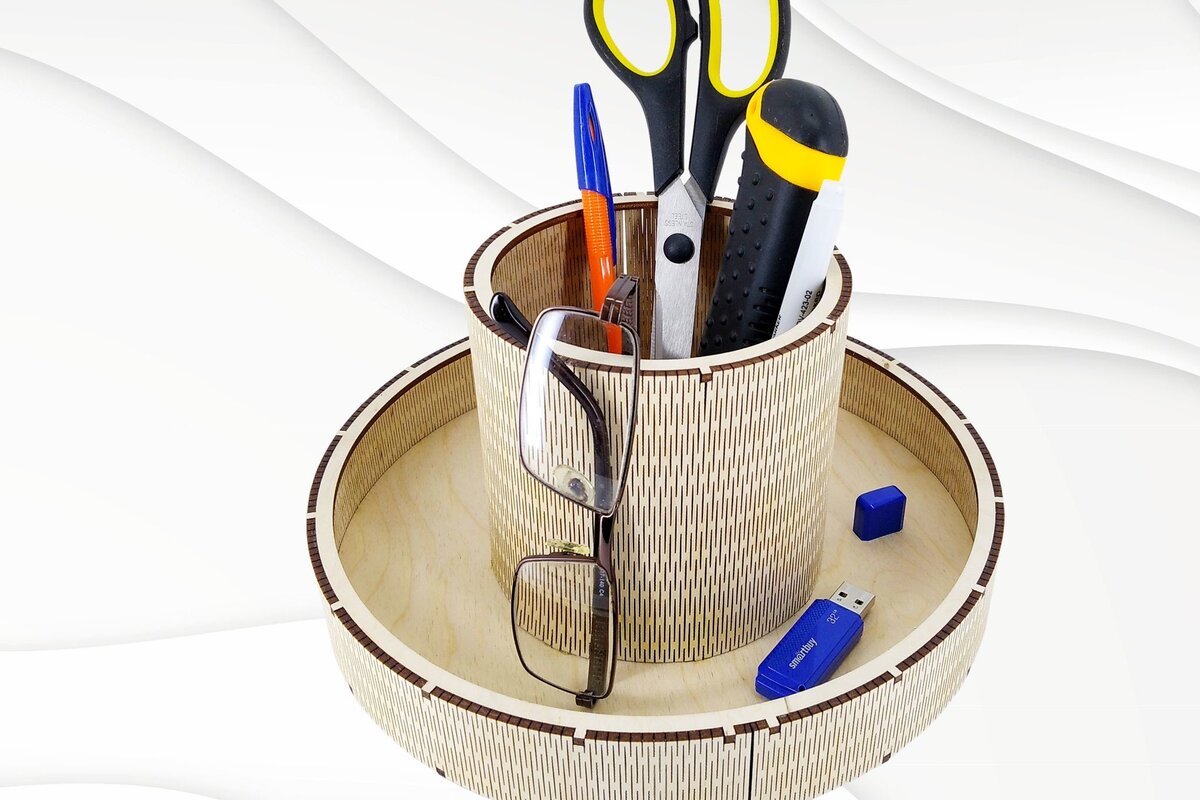 Intra απο ξύλο plywood 3mm-4mm πάχος – Στρογγυλή βάση στήριξης Δίασταση  20x20 cm INTRAFABR-30428654