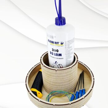 Intra απο ξύλο plywood 3mm-4mm πάχος – Στρογγυλή βάση στήριξης Δίασταση  20x20 cm INTRAFABR-30428654 - Image 3