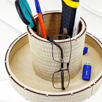 Intra απο ξύλο plywood 3mm-4mm πάχος – Στρογγυλή βάση στήριξης Δίασταση  20x20 cm INTRAFABR-30428654 - Image 4