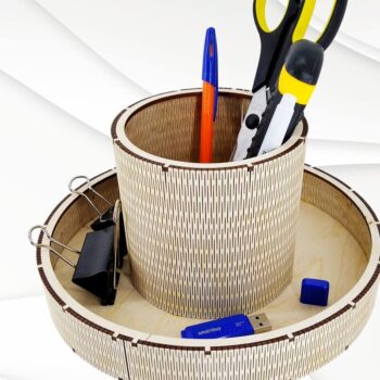 Intra απο ξύλο plywood 3mm-4mm πάχος – Στρογγυλή βάση στήριξης Δίασταση  20x20 cm INTRAFABR-30428654 - Image 5