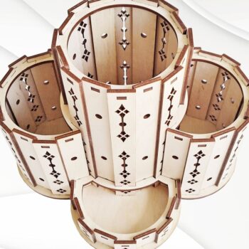 Intra απο ξύλο plywood 3mm-4mm πάχος – Βάση βάσης Dxf Design Cut Laser Δίασταση 40x30 cm INTRAFABR-103450744 - Image 2