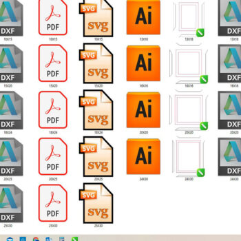 Intra απο ξύλο plywood 3mm-4mm πάχος – Αρχεία αποκοπής δέσμης πλαισίων τυπικών μεγεθών Δίασταση  20x20 cm INTRAFABR-64955452 - Image 5