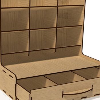 Intra απο ξύλο plywood 3mm-4mm πάχος – Stander, Δίασταση 20x20 cm INTRAFABR-40705637 - Image 3