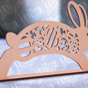 Intra απο ξύλο plywood 3mm-4mm πάχος – Στολίδια για Πασχαλινό Λαγουδάκι | CNC Δίασταση  20x20 cm INTRAFABR-88388651 - Image 7