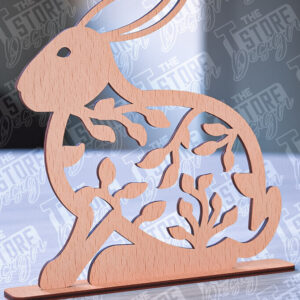 Intra απο ξύλο plywood 3mm-4mm πάχος – Στολίδια για Πασχαλινό Λαγουδάκι | CNC Δίασταση  20x20 cm INTRAFABR-88388277