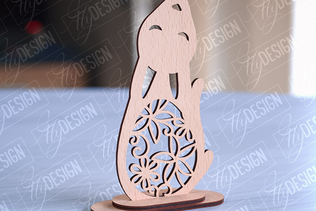 Intra απο ξύλο plywood 3mm-4mm πάχος – Στολίδια για Πασχαλινό Λαγουδάκι | CNC Δίασταση  20x20 cm INTRAFABR-89112528