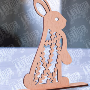 Intra απο ξύλο plywood 3mm-4mm πάχος – Στολίδια για Πασχαλινό Λαγουδάκι | CNC Δίασταση  20x20 cm INTRAFABR-88388430