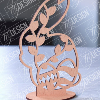 Intra απο ξύλο plywood 3mm-4mm πάχος – Στολίδια με όρθια πασχαλινά αυγά | Αρχείο CNC Δίασταση  20x20 cm INTRAFABR-88136375 - Image 5