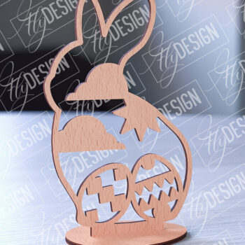 Intra απο ξύλο plywood 3mm-4mm πάχος – Στολίδια με όρθια πασχαλινά αυγά | Αρχείο CNC Δίασταση  20x20 cm INTRAFABR-88136375 - Image 8