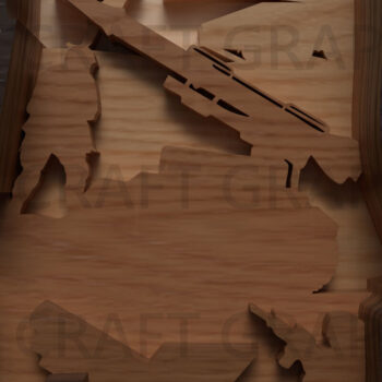 Intra απο ξύλο plywood 3mm-4mm πάχος – Standing Soldier Layered Δίασταση  20x20 cm INTRAFABR-122147001 - Image 7