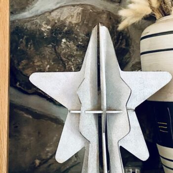 Intra απο ξύλο plywood 3mm-4mm πάχος – Κοπή με λέιζερ Standing Star Δίασταση 20x20 cm INTRAFABR-36872264 - Image 1