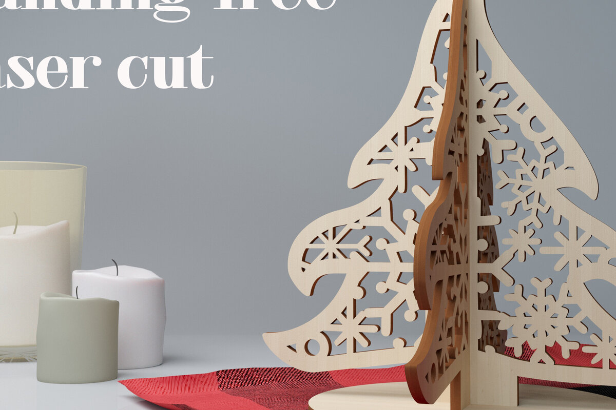 Intra απο ξύλο plywood 3mm-4mm πάχος – Μόνιμα δέντρα Δίασταση  20x20 cm INTRAFABR-79757022