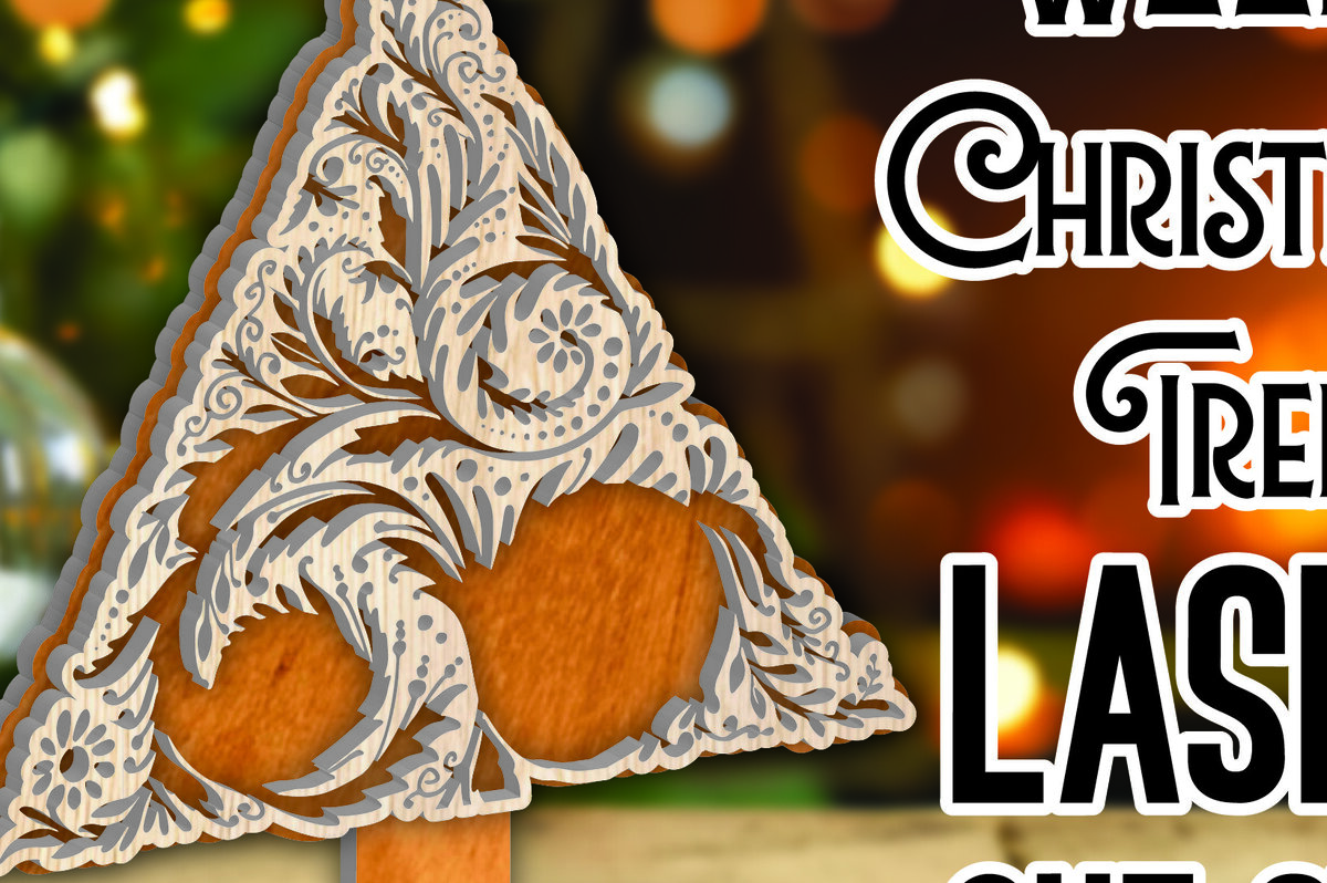 Intra απο ξύλο plywood 3mm-4mm πάχος – Όρθιο Ξύλινο Χριστουγεννιάτικο Δέντρο 6 Δίασταση  20x20 cm INTRAFABR-107559580