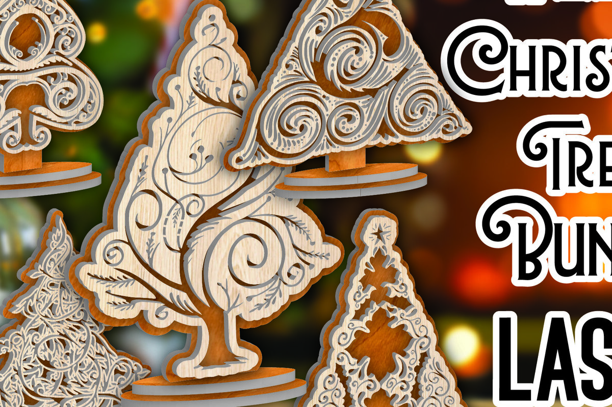 Intra απο ξύλο plywood 3mm-4mm πάχος – Μόνιμη ξύλινη δέσμη χριστουγεννιάτικων δέντρων Δίασταση  20x20 cm INTRAFABR-107559626