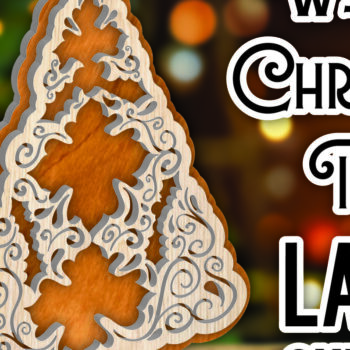 Intra απο ξύλο plywood 3mm-4mm πάχος – Όρθιο Ξύλινο Χριστουγεννιάτικο Δέντρο Δίασταση 20x20 cm INTRAFABR-107559495 - Image 1