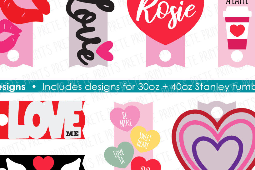 Intra απο ξύλο plywood 3mm-4mm πάχος – Stanley Cup 30oz + 40oz Toppers VDay Δίασταση  20x20 cm INTRAFABR-89124755