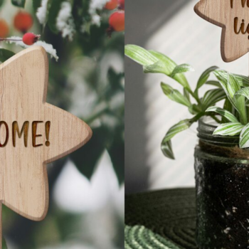 Intra απο ξύλο plywood 3mm-4mm πάχος – Star Cake Topper, Ετικέτα φυτών, Ετικέτα δώρου Δίασταση  20x20 cm INTRAFABR-113952794 - Image 3