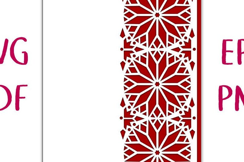 Intra απο ξύλο plywood 3mm-4mm πάχος – Star Flower Γεωμετρική Κάρτα Δαντέλας Δίασταση  20x20 cm INTRAFABR-35826730