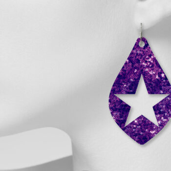 Intra απο ξύλο plywood 3mm-4mm πάχος – Δερμάτινα Σκουλαρίκια Star Δίασταση  5x5 cm INTRAFABR-9797182 - Image 5