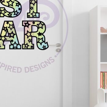 Intra απο ξύλο plywood 3mm-4mm πάχος – Σετ αλφαβητάρι αστεριών X 41 Δίασταση  20x20 cm INTRAFABR-95684638 - Image 3