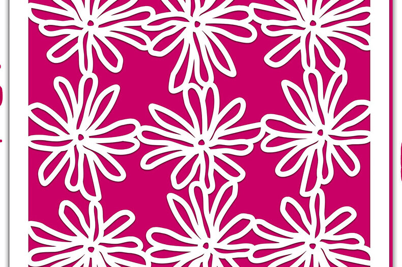 Intra απο ξύλο plywood 3mm-4mm πάχος – Αρχείο αποκοπής Card Star Magnolia Flower Δίασταση  20x20 cm INTRAFABR-12224775