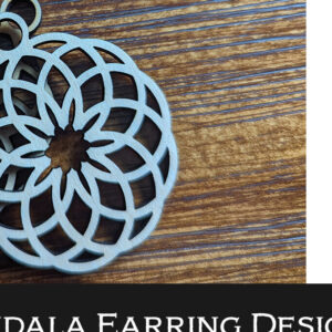 Intra απο ξύλο plywood 3mm-4mm πάχος –  κοπής με λέιζερ Star Mandala Δίασταση  20x20 cm INTRAFABR-94626874