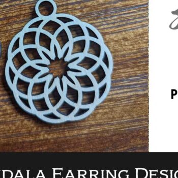 Intra απο ξύλο plywood 3mm-4mm πάχος –  κοπής με λέιζερ Star Mandala Δίασταση  20x20 cm INTRAFABR-94626874 - Image 3