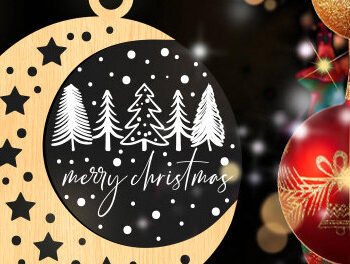 Intra απο ξύλο plywood 3mm-4mm πάχος – Star Moon Ornaments Δίασταση  20x20 cm INTRAFABR-83740395 - Image 1