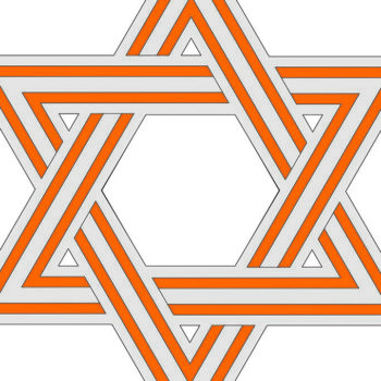 Intra απο ξύλο plywood 3mm-4mm πάχος – Στολίδι Star of David Δίασταση  20x20 cm INTRAFABR-115164114 - Image 2