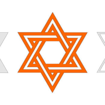 Intra απο ξύλο plywood 3mm-4mm πάχος – Στολίδι Star of David Δίασταση  20x20 cm INTRAFABR-115164114 - Image 3