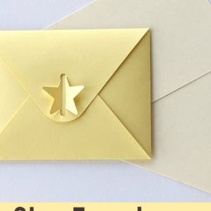 Intra απο ξύλο plywood 3mm-4mm πάχος – Πρότυπο αυτοσφραγιζόμενου φακέλου με αστέρι Δίασταση  20x20 cm INTRAFABR-32289525