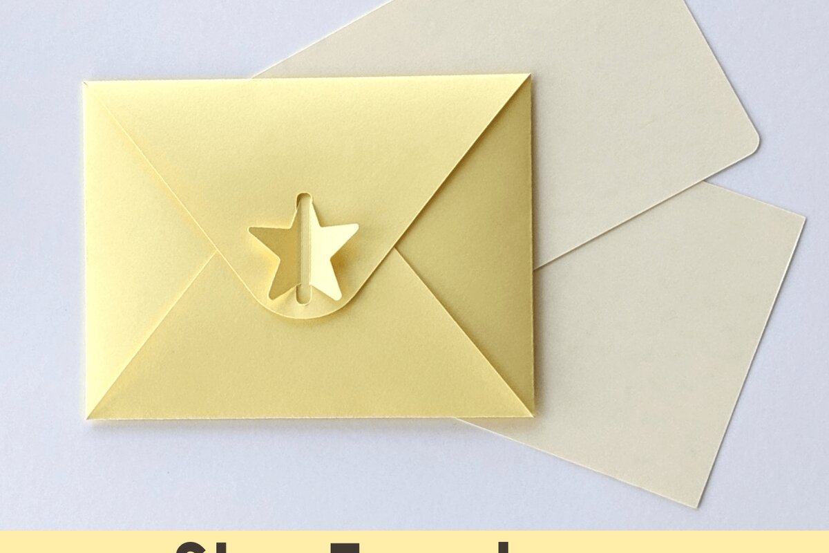 Intra απο ξύλο plywood 3mm-4mm πάχος – Πρότυπο αυτοσφραγιζόμενου φακέλου με αστέρι Δίασταση  20x20 cm INTRAFABR-32289525