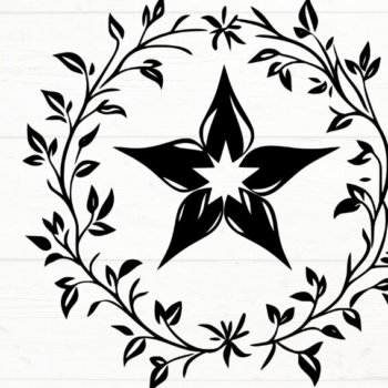 Intra απο ξύλο plywood 3mm-4mm πάχος – Star, DXF, EPS, JPG, PNG Δίασταση  20x20 cm INTRAFABR-115723414 - Image 3