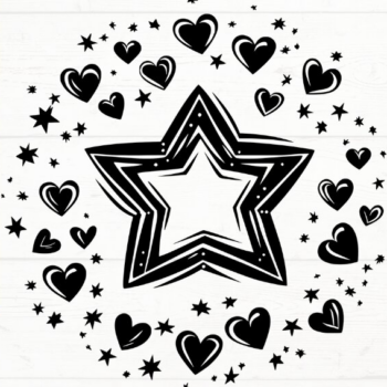 Intra απο ξύλο plywood 3mm-4mm πάχος – Star, DXF, EPS, JPG, PNG Δίασταση  20x20 cm INTRAFABR-115723414 - Image 5