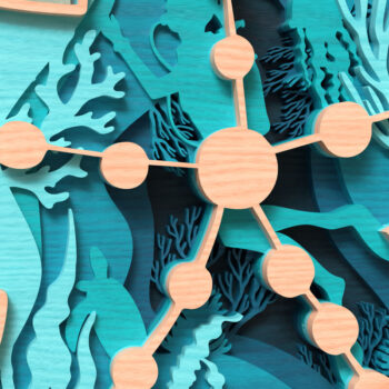 Intra απο ξύλο plywood 3mm-4mm πάχος – Σκηνή ωκεανού αστερίας - τρισδιάστατη Δίασταση  20x20 cm INTRAFABR-119652173 - Image 6