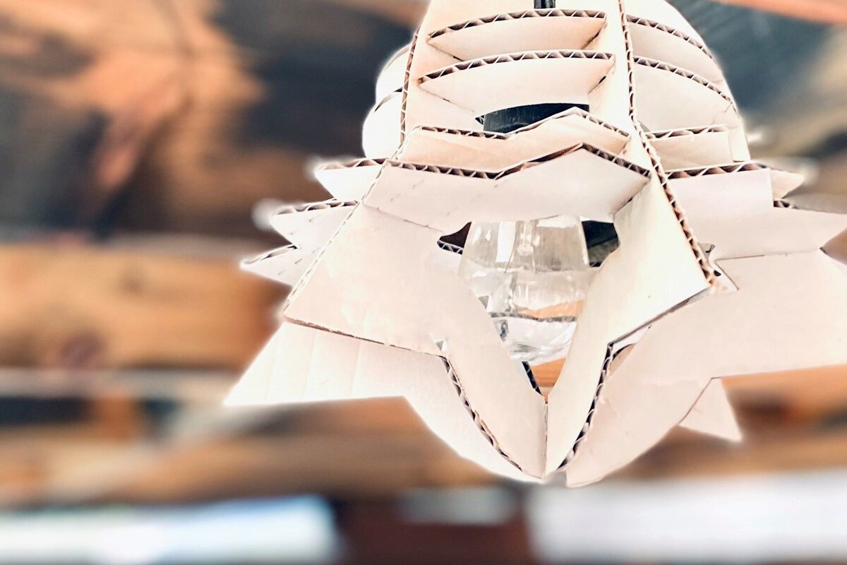 Intra απο ξύλο plywood 3mm-4mm πάχος – Starship Lampshade Cut Laser Δίασταση  20x20 cm INTRAFABR-38884723