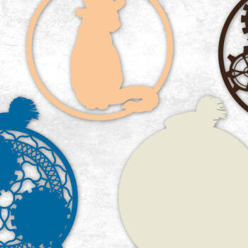 Intra απο ξύλο plywood 3mm-4mm πάχος – Steampunk Cat in a Top Hat Δίασταση  20x20 cm INTRAFABR-27249573 - Image 3