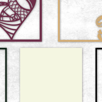 Intra απο ξύλο plywood 3mm-4mm πάχος – Steampunk Heart Δίασταση  20x20 cm INTRAFABR-25633874 - Image 3