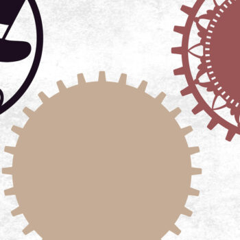 Intra απο ξύλο plywood 3mm-4mm πάχος – Steampunk Tophat και Monocle Δίασταση  20x20 cm INTRAFABR-28849336 - Image 3