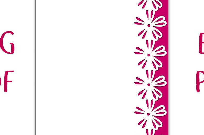 Intra απο ξύλο plywood 3mm-4mm πάχος – Stellaria Flower Geo Lace Edged Card Δίασταση  20x20 cm INTRAFABR-36324312