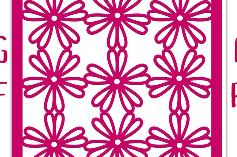 Intra απο ξύλο plywood 3mm-4mm πάχος – Γεωμετρική κάρτα Stellaria Flower Δίασταση  20x20 cm INTRAFABR-36324516