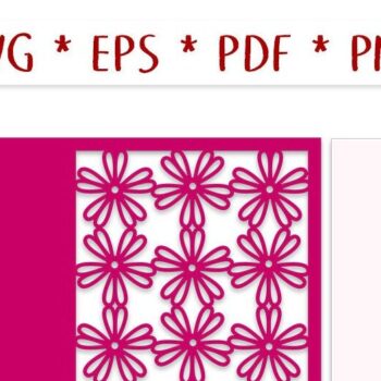 Intra απο ξύλο plywood 3mm-4mm πάχος – Γεωμετρική κάρτα Stellaria Flower Δίασταση  20x20 cm INTRAFABR-36324516 - Image 2