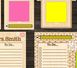 Intra απο ξύλο plywood 3mm-4mm πάχος – Δέσμη κοπής με λέιζερ για κολλώδες σημειωματάριο Δίασταση 20x20 cm INTRAFABR-104288565