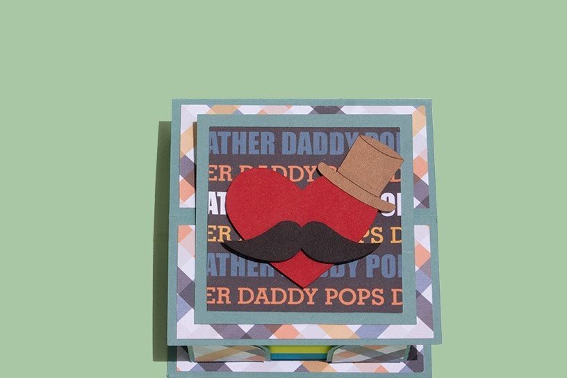 Intra απο ξύλο plywood 3mm-4mm πάχος – Κουτί αυτοκόλλητων σημειώσεων Δίασταση  20x20 cm INTRAFABR-32370147