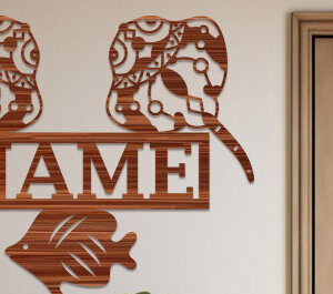 Intra απο ξύλο plywood 3mm-4mm πάχος – Singray Name Sign Δίασταση  40x30 cm INTRAFABR-99617407